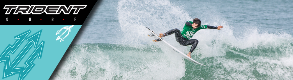 Surfer launching an air.